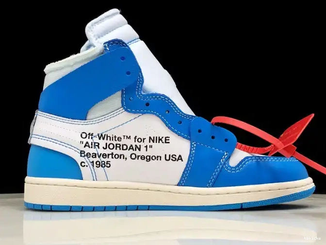 Reps TBK Jordan AQ0818-148 Off-White 1 Powder UNC Air Blue 0511